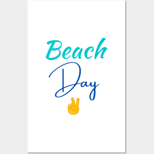 Beach Day Posters and Art